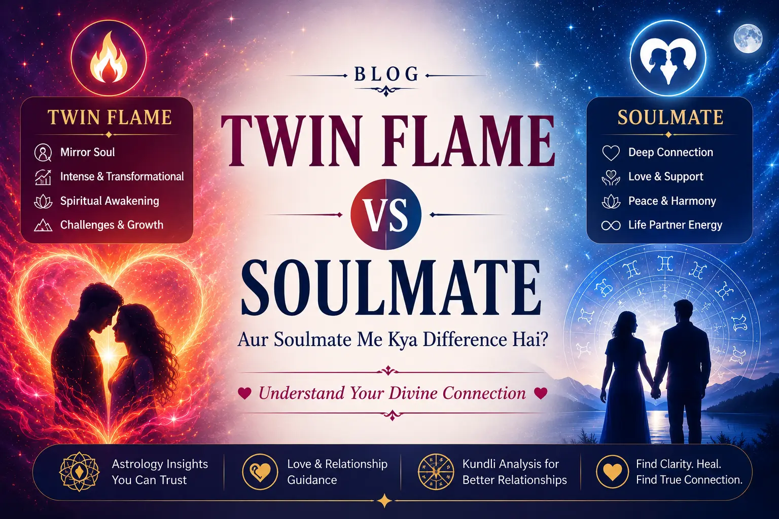 Twin Flame vs Soulmate: What's the Real Difference?