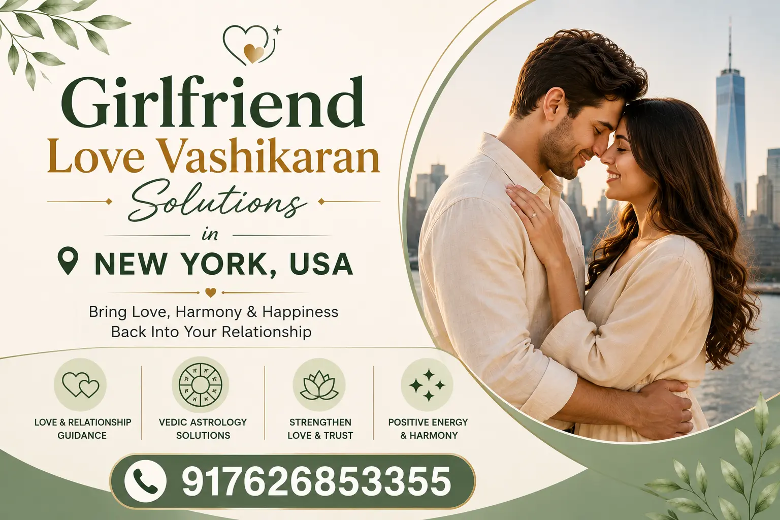 Girlfriend Love Vashikaran Solutions in New York, USA: Spiritual and Relationship Guidance