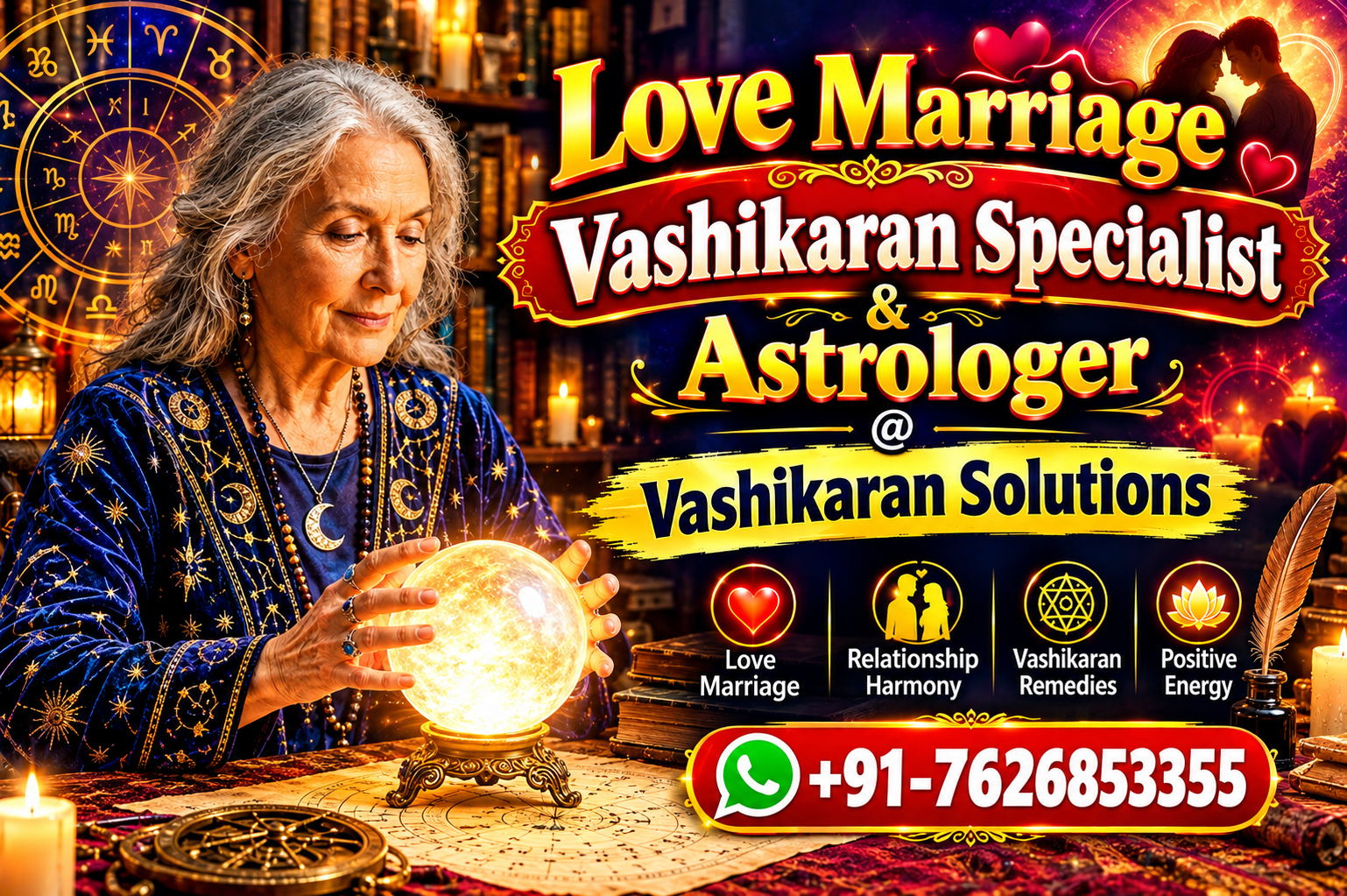Love Marriage Vashikaran Specialist & Astrologer at Vashikaran Solutions